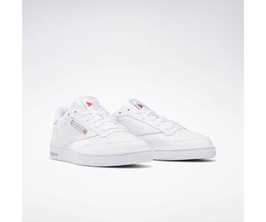 Sneaker REEBOK CLASSIC "CLUB C 85", Herren, Gr. 42, weiß (weiß, sheer, grau), Leder, Schuhe Sneaker (47617038-42) weiß, sheer, grau