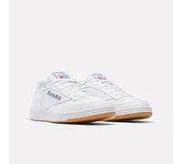 Sneaker REEBOK CLASSIC "CLUB C 85", Herren, Gr. 45, ftwrweiß, blau, gum, Leder, Schuhe Sneaker (98639342-45) ftwrweiß, blau, gum