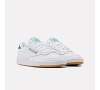 Sneaker REEBOK CLASSIC "CLUB C 85", Herren, Gr. 47, ftwrweiß, glengrün, rbkrubbbergum1, Leder, Schuhe Sneaker (72816532-47) ftwrweiß, glengrün, rbkrubbbergum1