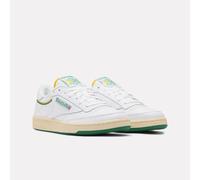 Sneaker REEBOK CLASSIC "CLUB C 85", Herren, Gr. 48,5, ftwrweiß, teamgrün, athleticgold, Leder, Textil, Schuhe Sneaker (72278414-48,5) ftwrweiß, teamgrün, athleticgold