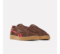 Sneaker REEBOK CLASSIC "CLUB C GROUNDS UK", Damen, Gr. 40, campusbraun, vectorrot, gum, Leder, Synthetik, Schuhe Sneaker (54181212-40) campusbraun, vectorrot, gum