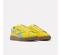Sneaker REEBOK CLASSIC "CLUB C GROUNDS UK", Damen, Gr. 41, gelb (goldenhaze, futurecyan, gum), Leder, Synthetik, Schuhe Sneaker (47019662-41) goldenhaze, futurecyan, gum