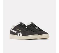 Sneaker REEBOK CLASSIC "CLUB C GROUNDS UK", Damen, Gr. 42, washedschwarz, paperweiß, chalk, Leder, Synthetik, Schuhe (68153362-42) washedschwarz, paperweiß, chalk