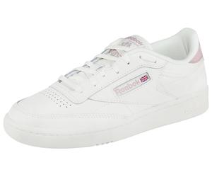 Sneaker REEBOK CLASSIC "CLUB C", Jungen, Gr. 38, chalk, chalk, smokeyrose, Leder, Schuhe Sneaker (25567460-38) chalk, chalk, smokeyrose
