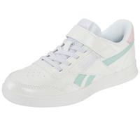 Sneaker REEBOK CLASSIC "COURT ADVANCE ELASTIC LACE & TOP STRAP", Gr. 34, ftwrweiß, glitchaqua, frostedberry, Synthetik, Schuhe (86569267-34) ftwrweiß, glitchaqua, frostedberry