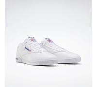 Sneaker REEBOK CLASSIC "EX-O-FIT CLEAN LOGO INT", Damen, Gr. 42, blau (int, weiß, royal, blau), Leder, Schuhe Herrenschuh Sneaker (499568-42) int, weiß, royal, blau