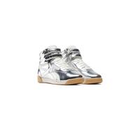 Sneaker REEBOK CLASSIC "F/S HI", Damen, Gr. 42,5, silber (silbermetallic, chalk, gum), Leder, Synthetik, Schuhe Sneaker (72409662-42,5) silbermetallic, chalk, gum