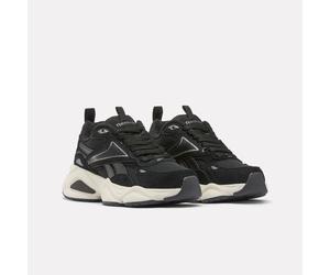 Sneaker REEBOK CLASSIC "REEBOK CHARGE RUN", Damen, Gr. 40, schwarz, vintage chalk, new titanium, Leder, Synthetik, Schuhe Sneaker (81989857-40) schwarz, vintage chalk, new titanium
