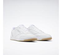 Sneaker REEBOK CLASSIC "REEBOK COURT ADVANCE", Damen, Gr. 38,5, weiß (weiß, gum), Leder, Synthetik, Schuhe Sneaker (68394114-38,5) weiß, gum