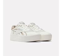 Sneaker REEBOK CLASSIC "REEBOK COURT ADVANCE SURGE", Damen, Gr. 39, braun (chalk, chalk, braun), Leder, Synthetik, Schuhe Sneaker (40984106-39) chalk, chalk, braun