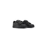 Sneaker REEBOK CLASSIC "REEBOK COURT CLEAN HOOK & LOOP STRAPS", Mädchen, Gr. 33, schwarz (schwarz, schwarz, grau1), Synthetik, Schuhe Sneaker (85351731-33) schwarz, schwarz, grau1