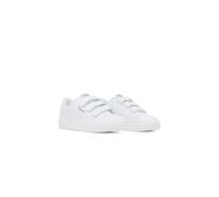 Sneaker REEBOK CLASSIC "REEBOK COURT CLEAN HOOK & LOOP STRAPS", Mädchen, Gr. 33, weiß (weiß, weiß, grau4), Synthetik, Schuhe Sneaker (21360225-33) weiß, weiß, grau4