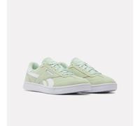 Sneaker REEBOK CLASSIC "REEBOK FORTE LOUNGER", Damen, Gr. 40, grün (dew, ftwrweiß), Leder, Synthetik, Schuhe Sneaker (27119639-40) dew, ftwrweiß