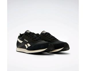 Sneaker REEBOK CLASSIC "REEBOK GLIDE LOW", Damen, Gr. 40,5, schwarz (washed schwarz, schwarz, vintage chalk), Leder, Synthetik, Textil, Schuhe Sneaker (42017568-40,5) washed schwarz, schwarz, vintage