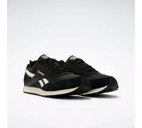 Sneaker REEBOK CLASSIC "REEBOK GLIDE LOW", Gr. 41, washed schwarz, schwarz, vintage chalk, Leder, Textil, Synthetik, sportlich, Schuhe (42017568-41) washed schwarz, schwarz, vintage chalk