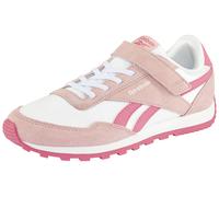 Sneaker REEBOK CLASSIC "REEBOK GLIDE LOW ELASTIC & TOP STRAP", Kinder, Gr. 32, ftwrweiß, subtlepink, passionpink, Leder, Synthetik, Textil, Schuhe Sneaker (51757516-32) ftwrweiß, subtlepink, passionpi