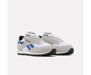 Sneaker REEBOK CLASSIC "REEBOK GLIDE LOW", Mädchen, Gr. 33, grau (weiß, vectorblau, vectorrot), Leder, Synthetik, Textil, Schuhe Sneaker (82085941-33) weiß, vectorblau, vectorrot