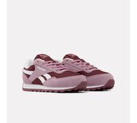 Sneaker REEBOK CLASSIC "REEBOK GLIDE LOW", Mädchen, Gr. 34,5, berrychill, schwarzberry, ftwrweiß, Leder, Synthetik, Textil, Schuhe Sneaker (24391562-34,5) berrychill, schwarzberry, ftwrweiß