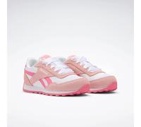 Sneaker REEBOK CLASSIC "REEBOK GLIDE LOW", Mädchen, Gr. 35, ftwrweiß, subtlepink, passionpink, Leder, Synthetik, Textil, Schuhe Sneaker (77083236-35) ftwrweiß, subtlepink, passionpink