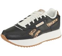 Sneaker REEBOK CLASSIC "REEBOK GLIDE RIPPLE DOUBLE", Damen, Gr. 39, schwarz (washed schwarz, washed schwarz, chalk), Leder, Synthetik, Schuhe Sneaker (83834741-39) washed schwarz, washed schwarz, chal
