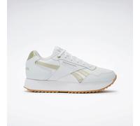 Sneaker REEBOK CLASSIC "REEBOK GLIDE RIPPLE DOUBLE", Damen, Gr. 42, weiß, sand, flint grau metallic, Synthetik, Textil, Schuhe Sneaker (65353009-42) weiß, sand, flint grau metallic