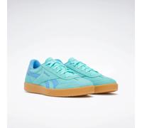 Sneaker REEBOK CLASSIC "REEBOK SMASH EDGE", Damen, Gr. 44,5, blau (ai aqua, recovery blau, gum), Leder, Synthetik, Schuhe Sneaker (67593217-44,5) ai aqua, recovery blau, gum