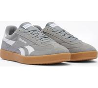 Sneaker REEBOK CLASSIC "REEBOK SMASH EDGE", Damen, Gr. 45,5, grau (grau3, weiß, gum1), Leder, Synthetik, Schuhe Sneaker (12884161-45,5) grau3, weiß, gum1