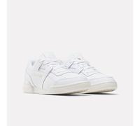 Sneaker REEBOK CLASSIC "WORKOUT PLUS", Herren, Gr. 44,5, weiß (chalk, ftwrweiß, goldmetallic), Leder, Schuhe Sneaker (63166939-44,5) chalk, ftwrweiß, goldmetallic