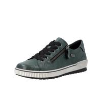 Sneaker REMONTE, Damen, Gr. 39, grün, Leder, Schuhe Sneaker, Schnürschuh, Halbschuh, Freizeitsneaker mit Reißverschluss, TEX (83277946-39) grün