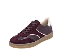Sneaker REMONTE, Damen, Gr. 41, braun (bordeaux), Leder, Lederimitat, Schuhe Sneaker, Schnürschuh, Halbschuh, Freizeitsneaker im Streetwear-Look (55128817-41) bordeaux