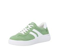Sneaker REMONTE, Herren, Gr. 38, grün, weiß, Lederimitat, Veloursleder, Schuhe Sneaker, Schnürschuh, Halbschuh, Freizeitschuh mit Lite´ n Soft-Ausstattung (75962327-38) grün, weiß