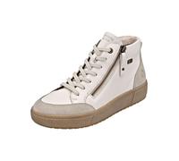 Sneaker REMONTE "Remonte Sneaker Glattleder", Damen, Gr. 38, beige, Glattleder, Schuhe Sneaker (95165719-38) beige