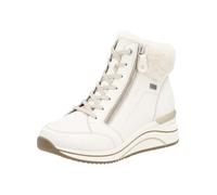 Sneaker REMONTE "Remonte Sneaker Glattleder", Damen, Gr. 39, weiß, beige, Glattleder, Schuhe Sneaker (99361055-39) weiß, beige