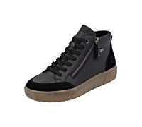 Sneaker REMONTE "Remonte Sneaker Glattleder", Damen, Gr. 41, schwarz, Glattleder, Schuhe Sneaker (33763966-41) schwarz