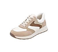 Sneaker REMONTE "Remonte Sneaker Leder", Damen, Gr. 38, beige (sand), Leder, Schuhe Sneaker (18504252-38) sand