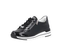 Sneaker REMONTE "Remonte Sneaker Leder", Damen, Gr. 38, schwarz, Leder, Schuhe Sneaker (97552851-38) schwarz