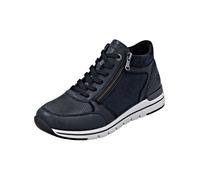 Sneaker REMONTE "Remonte Sneaker Leder", Damen, Gr. 43, blau (dunkelblau), Leder, Schuhe (53463929-43) dunkelblau