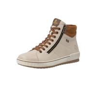 Sneaker REMONTE "Remonte Sneaker Leder", Damen, Gr. 44, beige, Leder, Schuhe Sneaker (53199631-44) beige