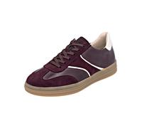 Sneaker REMONTE "Remonte Sneaker Leder", Damen, Gr. 44, Textil, rot (weinrot), Leder, Schuhe Sneaker (23753258-44) weinrot