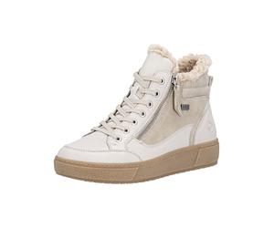 Sneaker REMONTE "Remonte Sneaker Leder/Synthetik", Damen, Gr. 39, beige, Leder, Synthetik, Schuhe Sneaker (37705624-39) beige