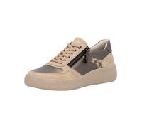 Sneaker REMONTE "Remonte Sneaker Lederimitat", Damen, Gr. 40, beige, Lederimitat, Schuhe Sneaker (36062866-40) beige