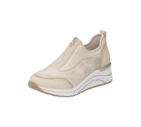 Slip-On Sneaker REMONTE, Damen, Gr. 41, beige (hellbeige), Lederimitat, Textil, Schuhe Slip-On Sneaker, Freizeitschuh, Halbschuh, Slipper in veganer Verarbeitung (44509529-41)