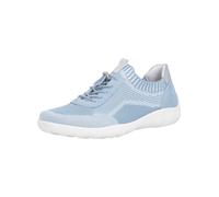 Sneaker REMONTE "Remonte Sneaker Synthetik/Textil", Damen, Gr. 37, blau (weiß, blau), Synthetik, Textil, Schuhe Sneaker (41482045-37) weiß, blau