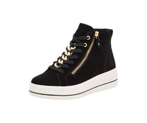 Sneaker REMONTE "Remonte Sneaker Veloursleder", Damen, Gr. 37, schwarz, Veloursleder, Schuhe Sneaker (10966218-37) schwarz