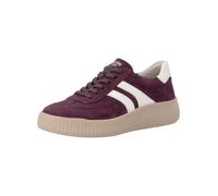 Sneaker REMONTE "Remonte Sneaker Veloursleder", Damen, Gr. 38, dunkelrot, Veloursleder, Schuhe Sneaker (17871221-38) dunkelrot