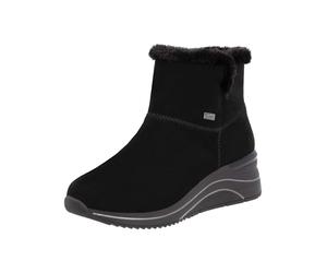 Sneaker REMONTE "Remonte Sneaker Veloursleder", Damen, Gr. 39, schwarz, Veloursleder, Schuhe Sneaker (93898844-39) schwarz