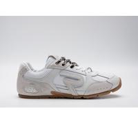 Sneaker REPLAY, Damen, Gr. 40, weiß (sanftes weiß, grau), Leder, Textil, unifarben mit Farbeinsatz, Schuhe Sneaker, Schnürschuh, Halbschuh, Freizeitsneaker mit leichter Laufsohle (21013515-40) sanftes