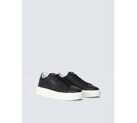 Sneaker REPLAY "NOTTING FUTURE", Herren, Gr. 46, schwarz, Leder, unifarben, Basic, Schuhe Sneaker, Klassik-Sneaker, Halbschuh, Plateausneaker mit Logoschriftzug (87176216-46) schwarz