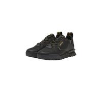 Sneaker REPLAY "Replay FIELD", Herren, Gr. 43, schwarz gelb, Leder, Schuhe Sneaker (32866665-43) schwarz gelb