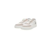 Sneaker REPLAY "Replay NOTTING", Herren, Gr. 44, beige weiß mil grün, Leder, Schuhe Sneaker (90726063-44) beige weiß mil grün